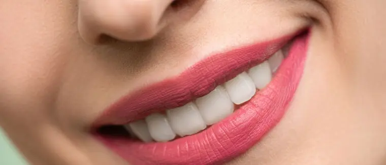 Close de um sorriso